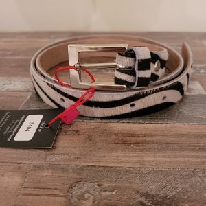 Rocking leather women belt